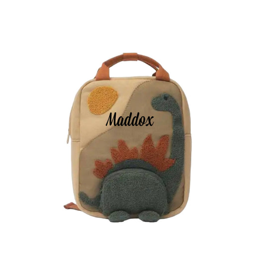 Personalized Embroidered Dinosaur Toddler Backpack