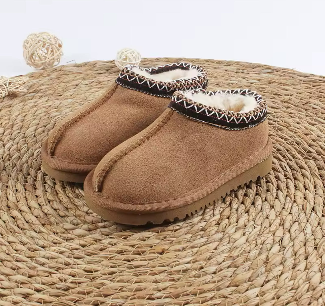 Toddler Girl Fur Slippers