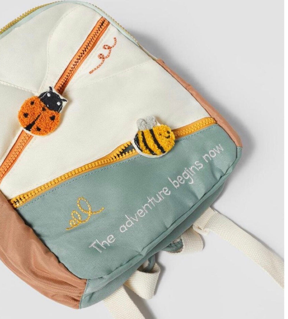 Personalized Embroidered Insect Backpack