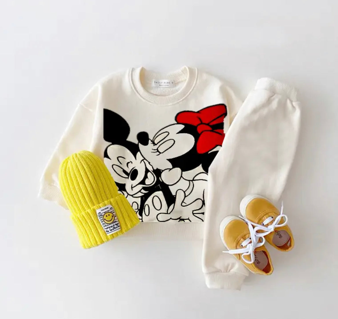 2-Piece Set | Disney Minnie & Mickey Mouse Outfit