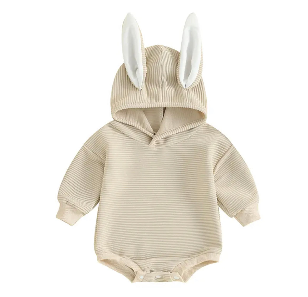 Bunny Ears Baby Long Sleeve Romper