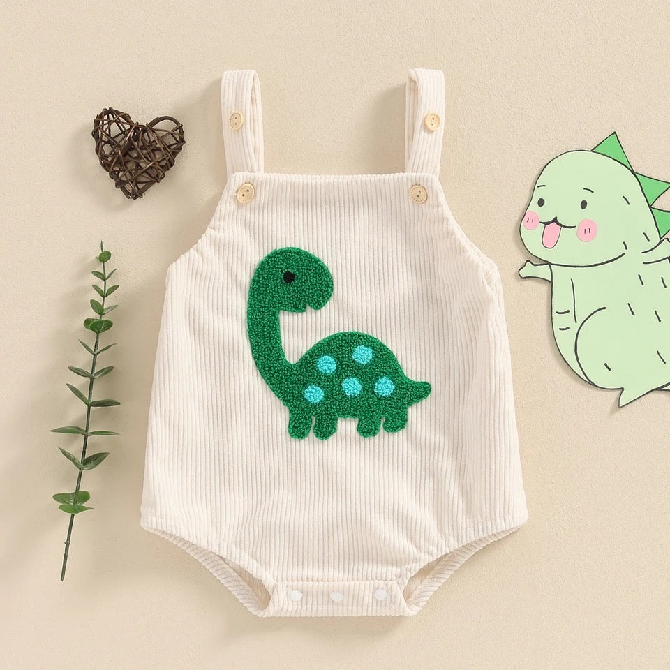 Shark & Dinosaurs Baby Boy Overalls