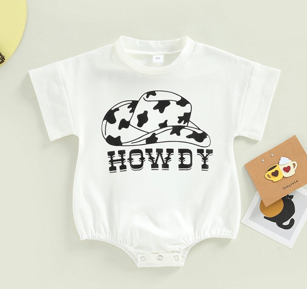 Howdy Cowboy Romper Onesie