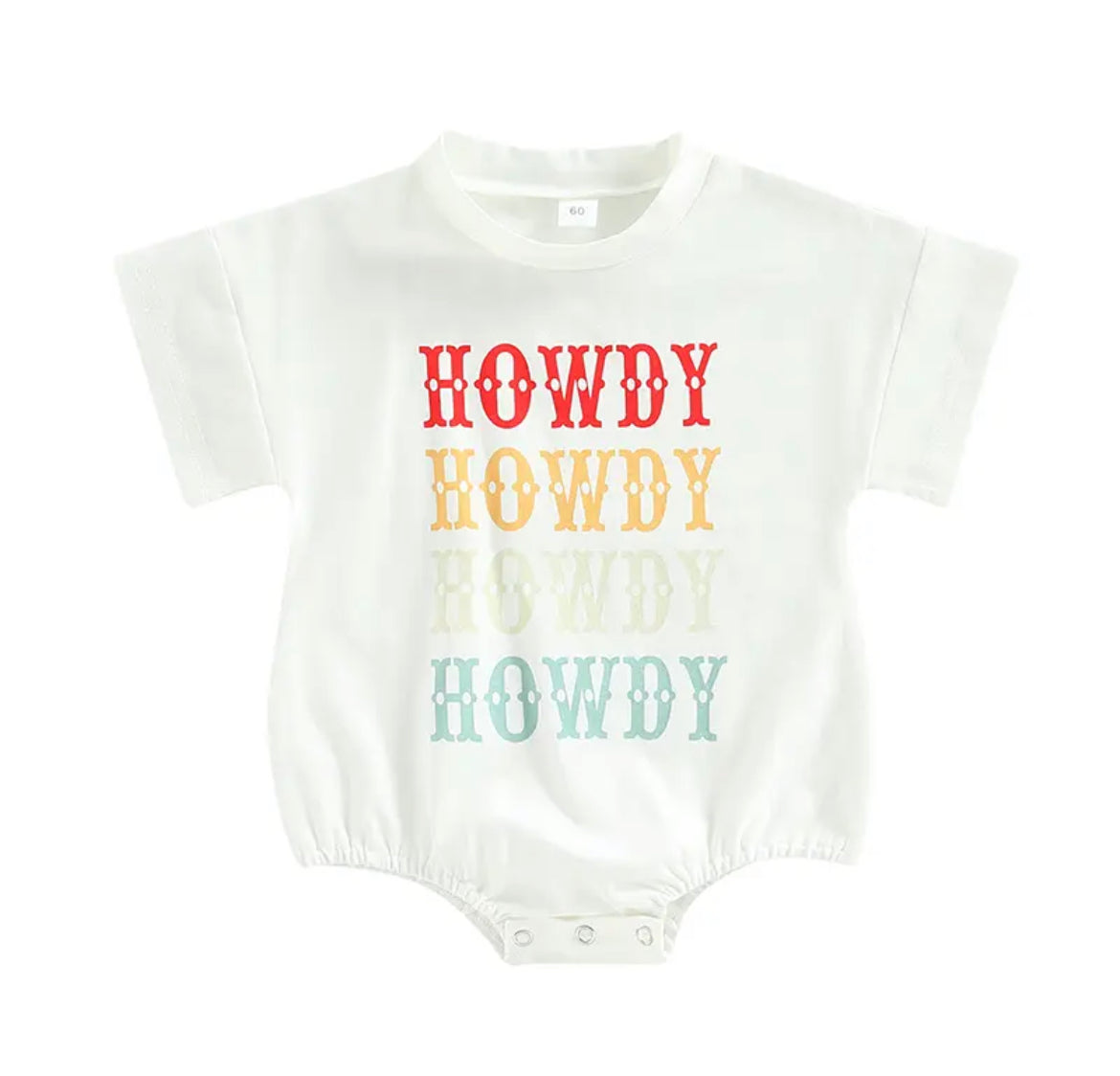 Howdy Cowboy Romper Onesie