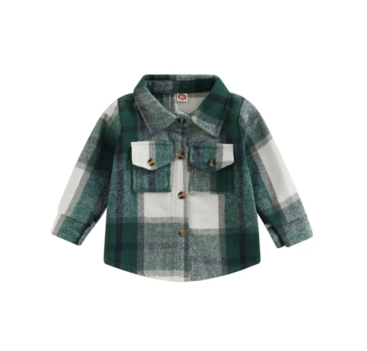 Toddler & Baby Plaid Shirt Spring Jacket
