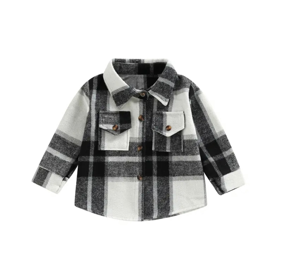 Toddler & Baby Plaid Shirt Spring Jacket