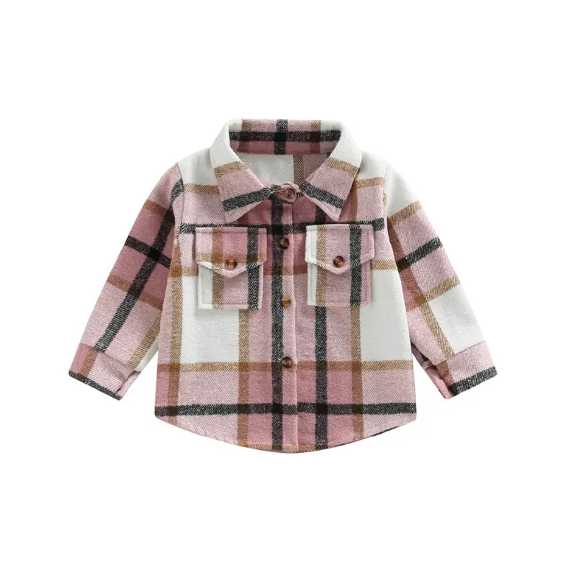 Toddler & Baby Plaid Shirt Spring Jacket