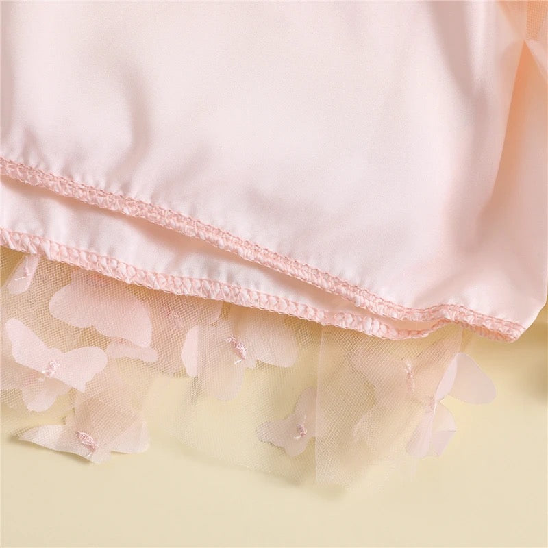 Sleeveless Baby Girl & Toddler 3D Butterfly Tulle Dress