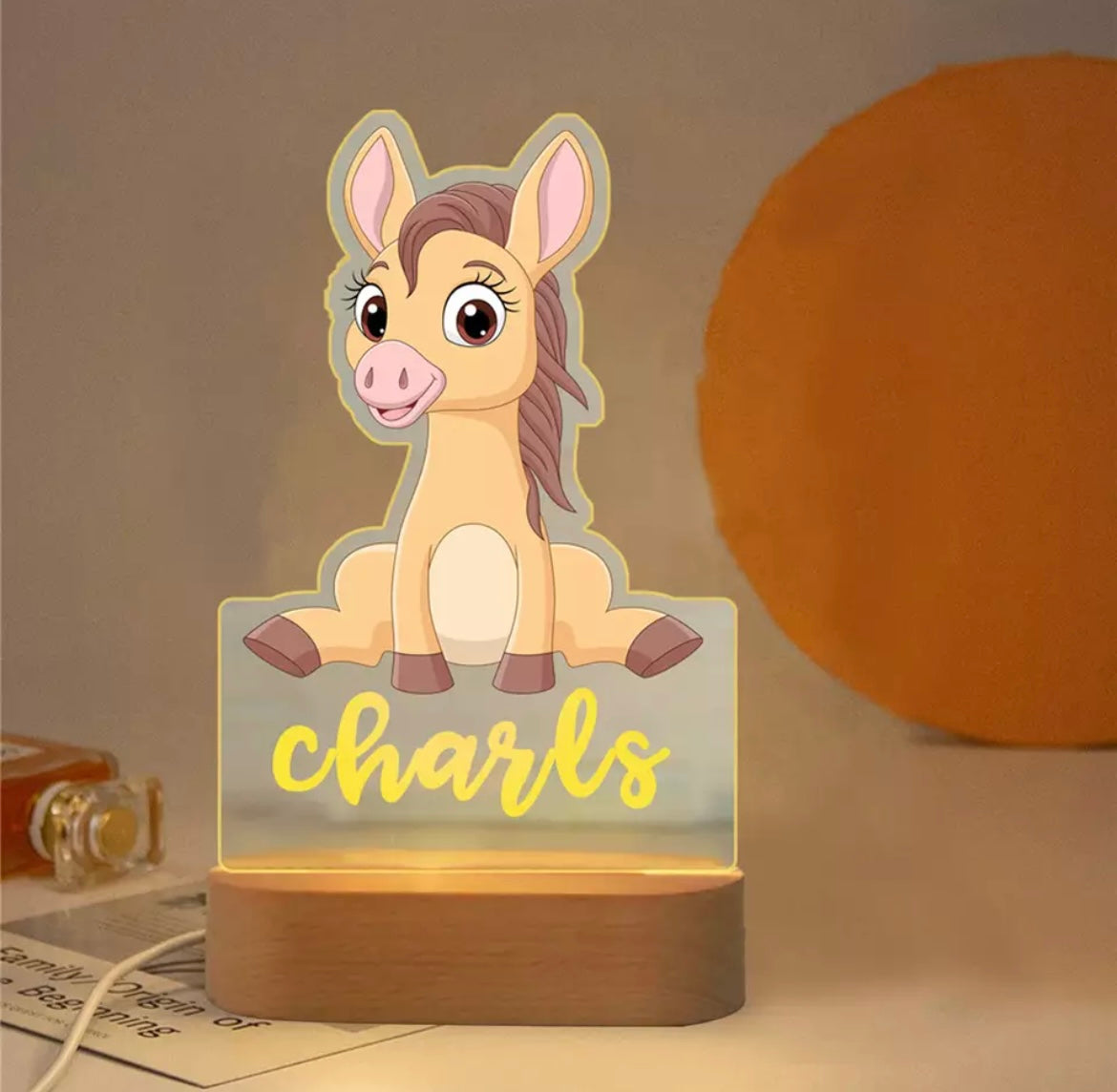 Personalized USB LED Night Light