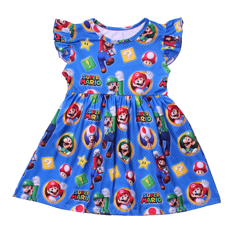 Super Mario Girls Dress gigglyyears Super Mario Girls Dress gigglyyears