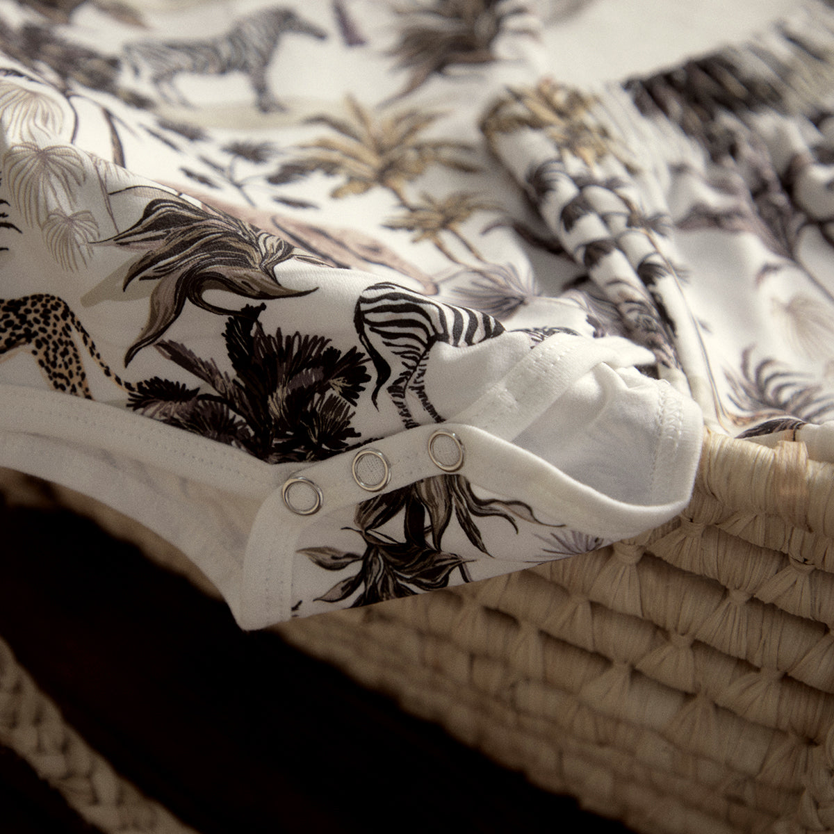 2 Piece Set | Safari Print Baby & Toddler Summer Outfit