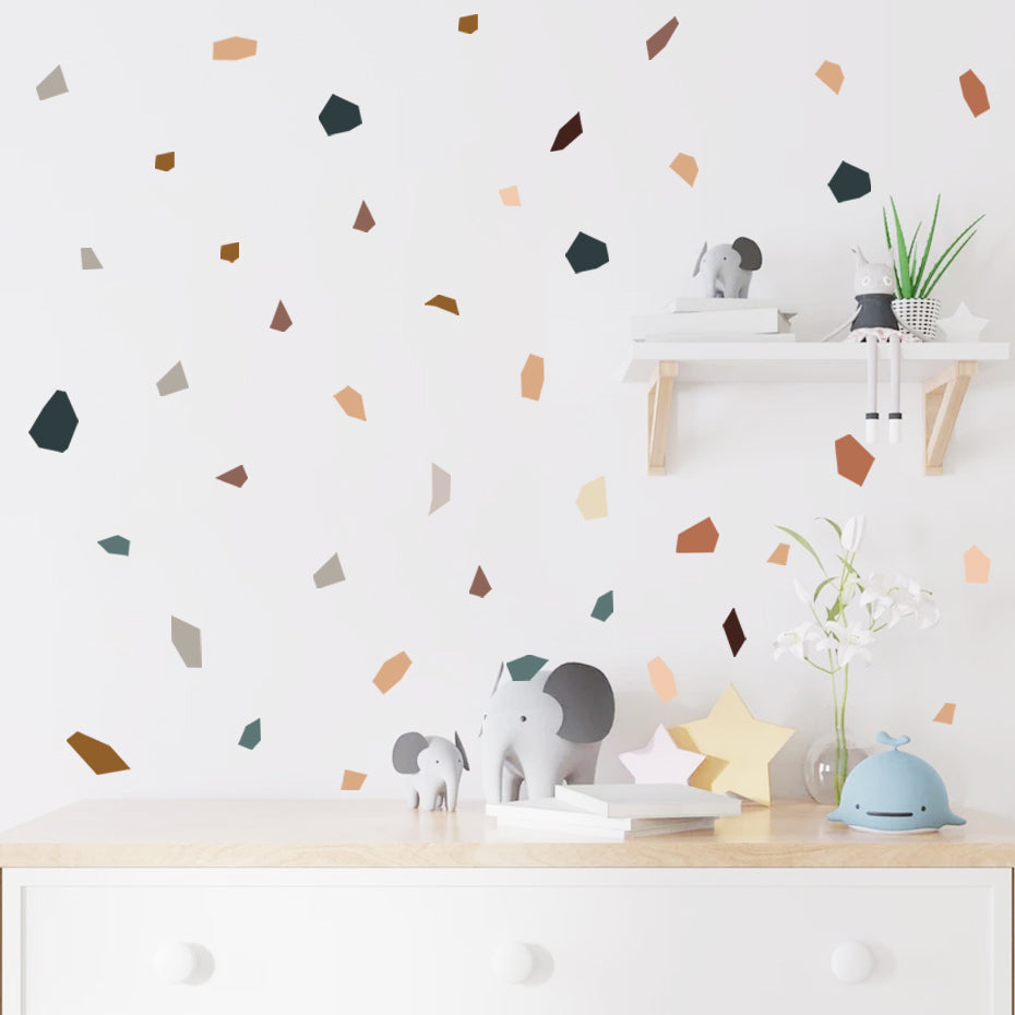 Terrazzo Wall Sticker Decals | Nursery Decor
