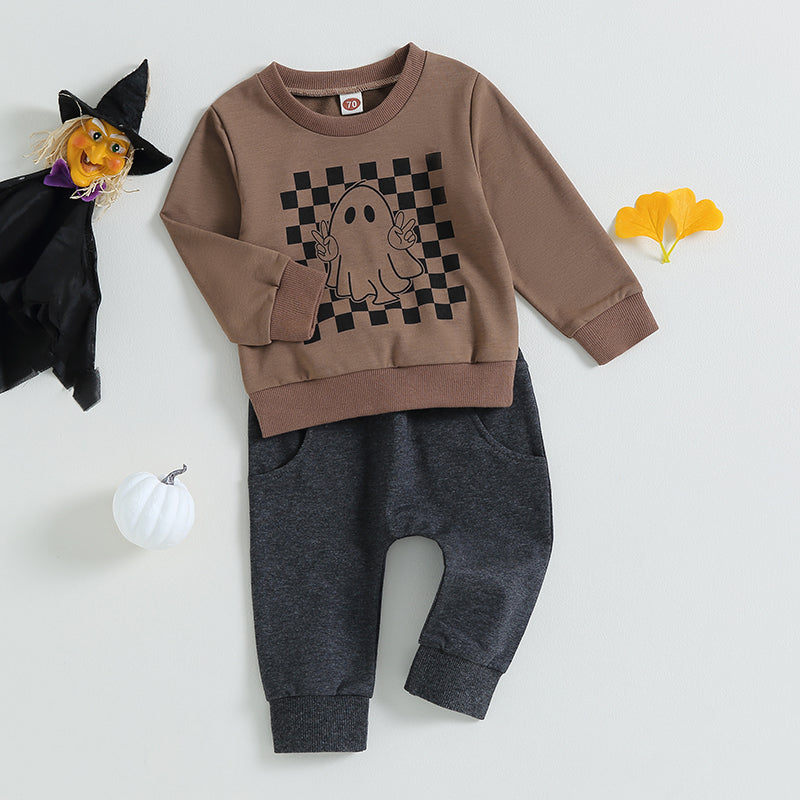 Ghost Baby Checkered Gender Neutral Set