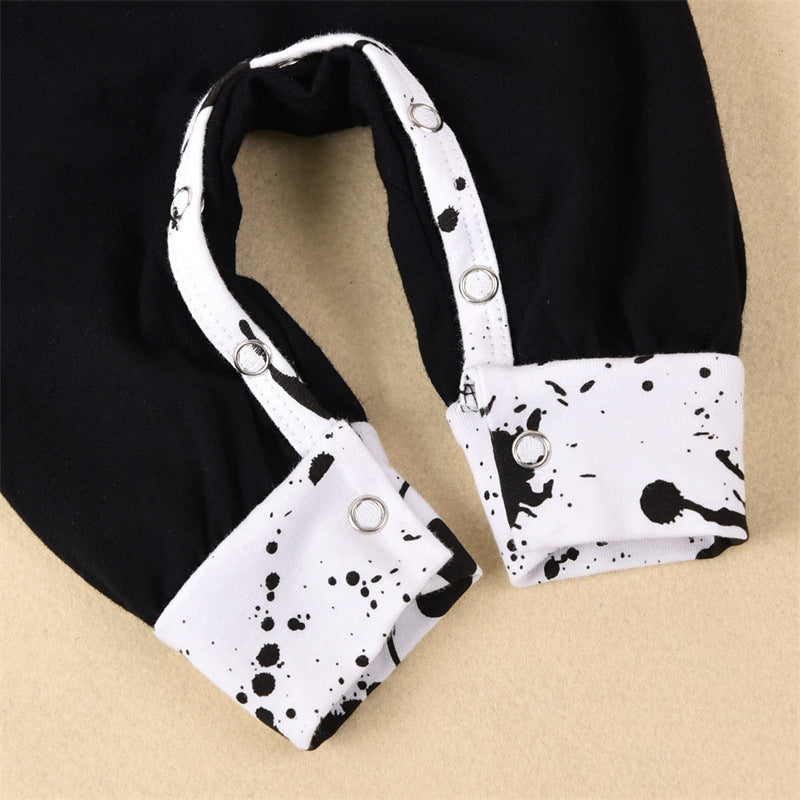 Nightmare Before Nap Time Baby Hooded Romper