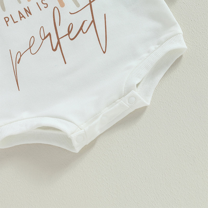 His Plan is Perfect | Long-Sleeve Romper Onesie