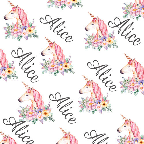 Personalized Printed Baby Blanket | Flannel Fleece Minky