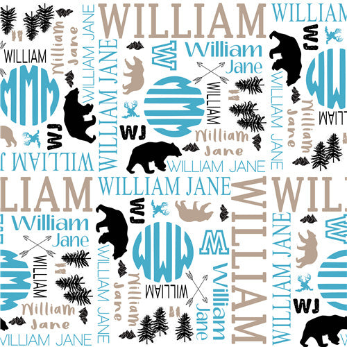 Personalized Printed Baby Blanket | Flannel Fleece Minky