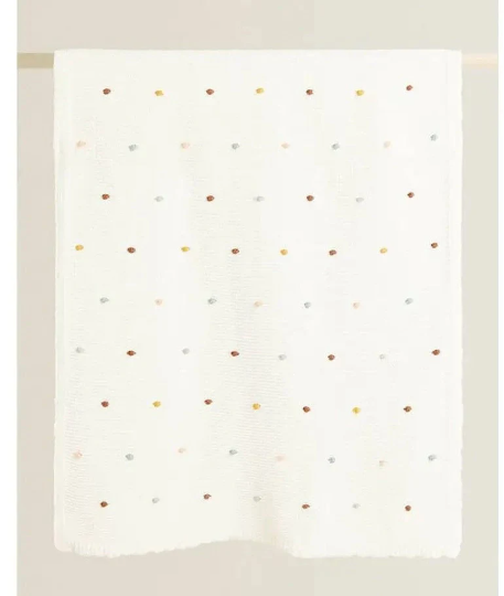 Neutral Baby Blanket | 100x70cm | Cotton Newborn Blanket