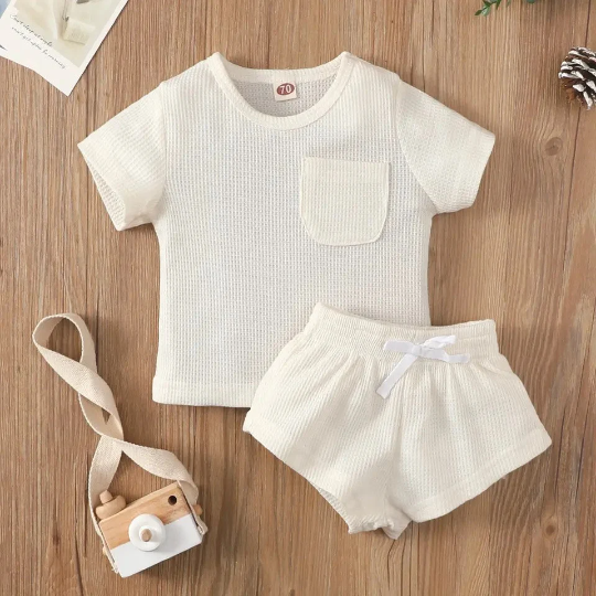 Gender Neutral | Baby & Toddler Set T-Shirt & Matching Shorts