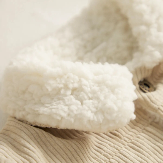 Gender Neutral Corduroy Baby Jacket | Winter Baby Jackets