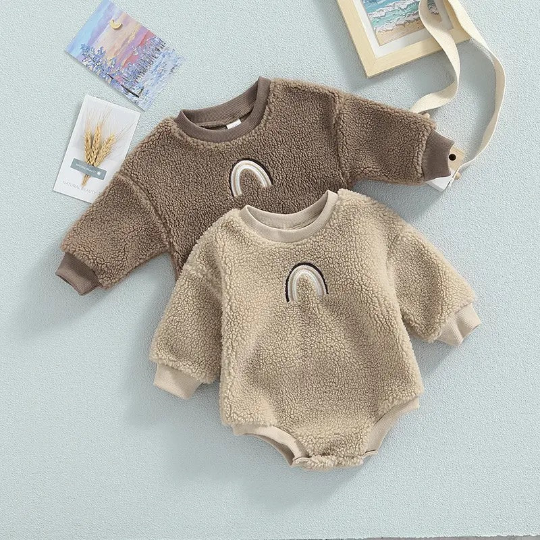 BOHO Rainbow Baby Romper Onesies