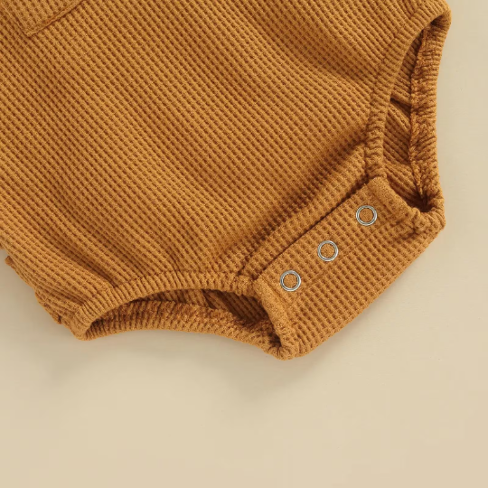 Ruffled & Backless Sun Print Romper