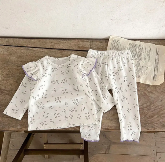 2 Piece Set | Baby & Toddler Girls Printed Sleepwear Sets