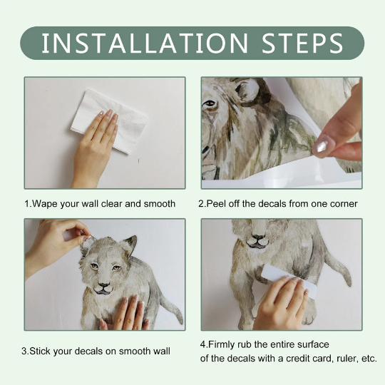 Animal Wall Stickers | Vinyl Wall Decals