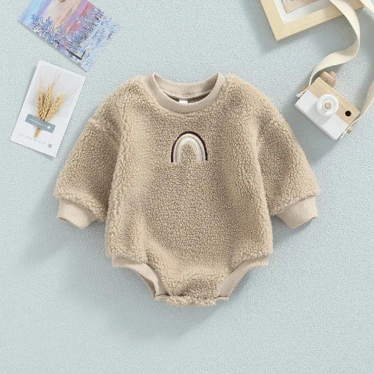 BOHO Rainbow Baby Romper Onesies