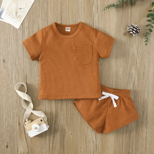 Gender Neutral | Baby & Toddler Set T-Shirt & Matching Shorts