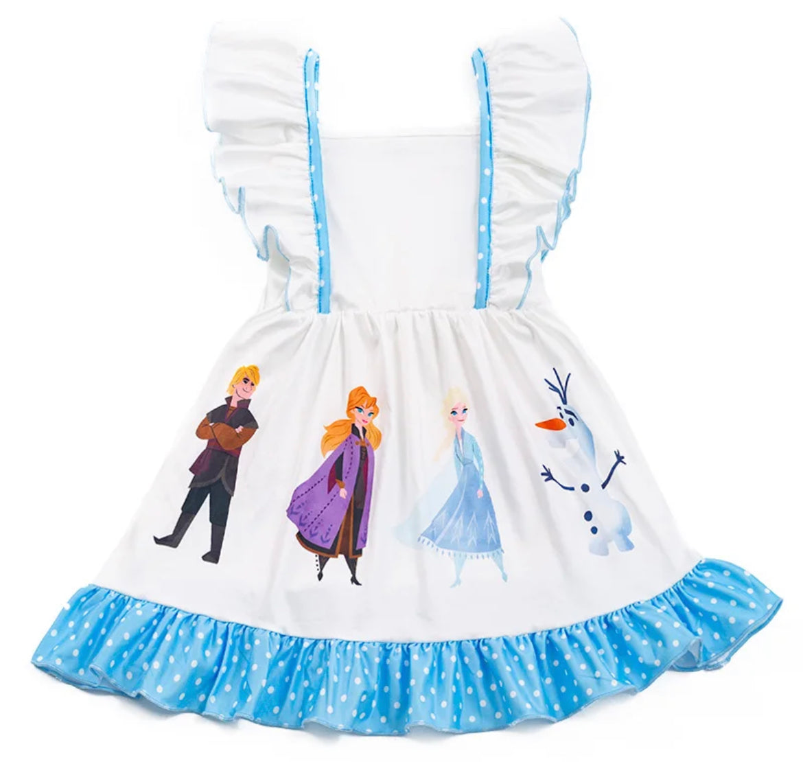 Frozen Girls Sleeveless Twirl Dress