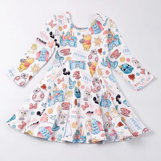 Magical Disney Milk Silk Twirl Dress