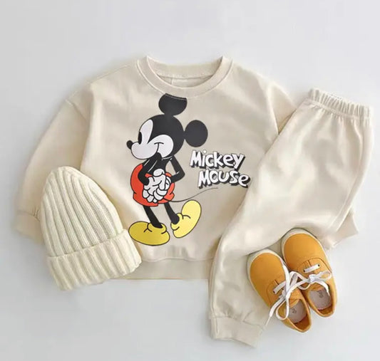2-Piece Set | Disney Minnie & Mickey Mouse Outfit