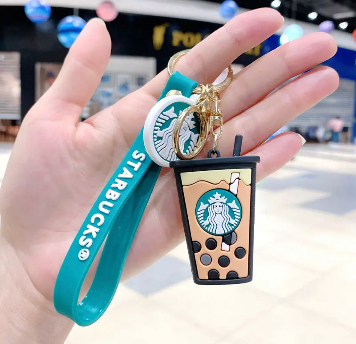 Starbucks 3D Silicone Keychains