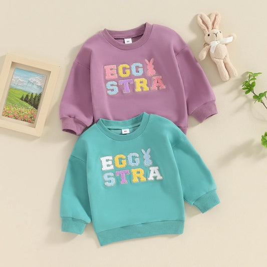 EGG-STRA Long Sleeve Easter Sweater