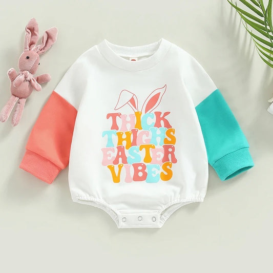 Thick Thighs Easter Vibes Onesie