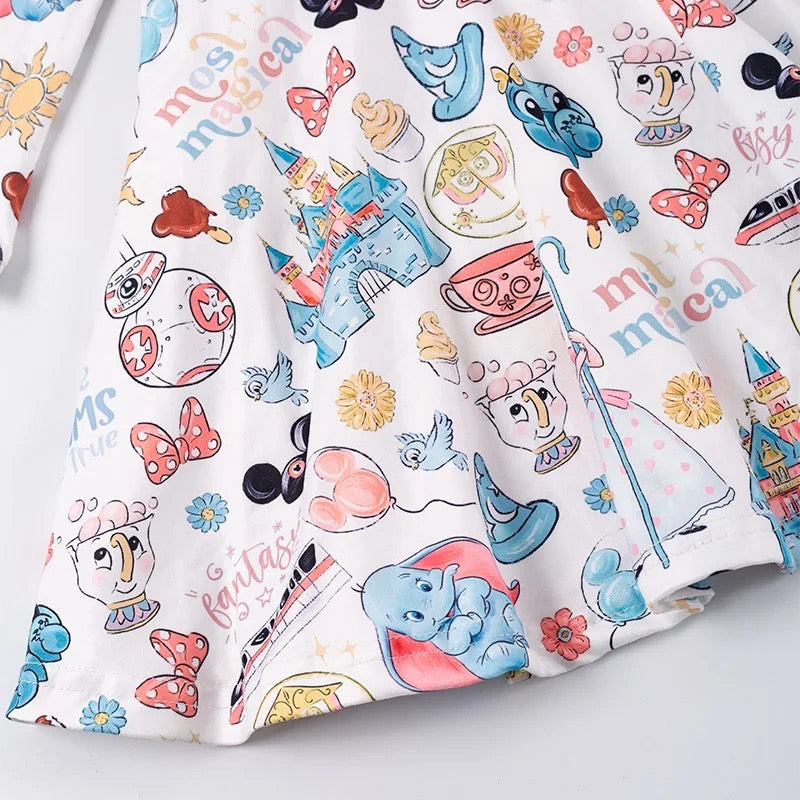 milk silk disney dresses Disney Inspired Princess Dress Milk Silk/disney Parks/vacation/baby to Girls Sizes
