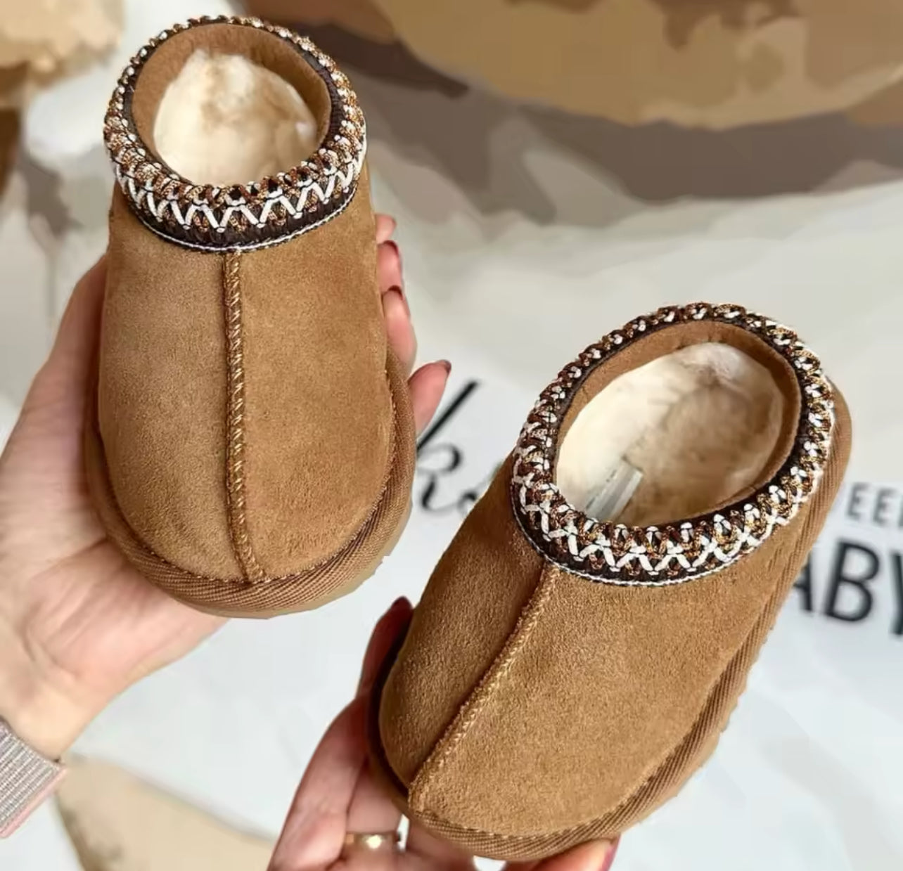 Toddler Girl Fur Slippers