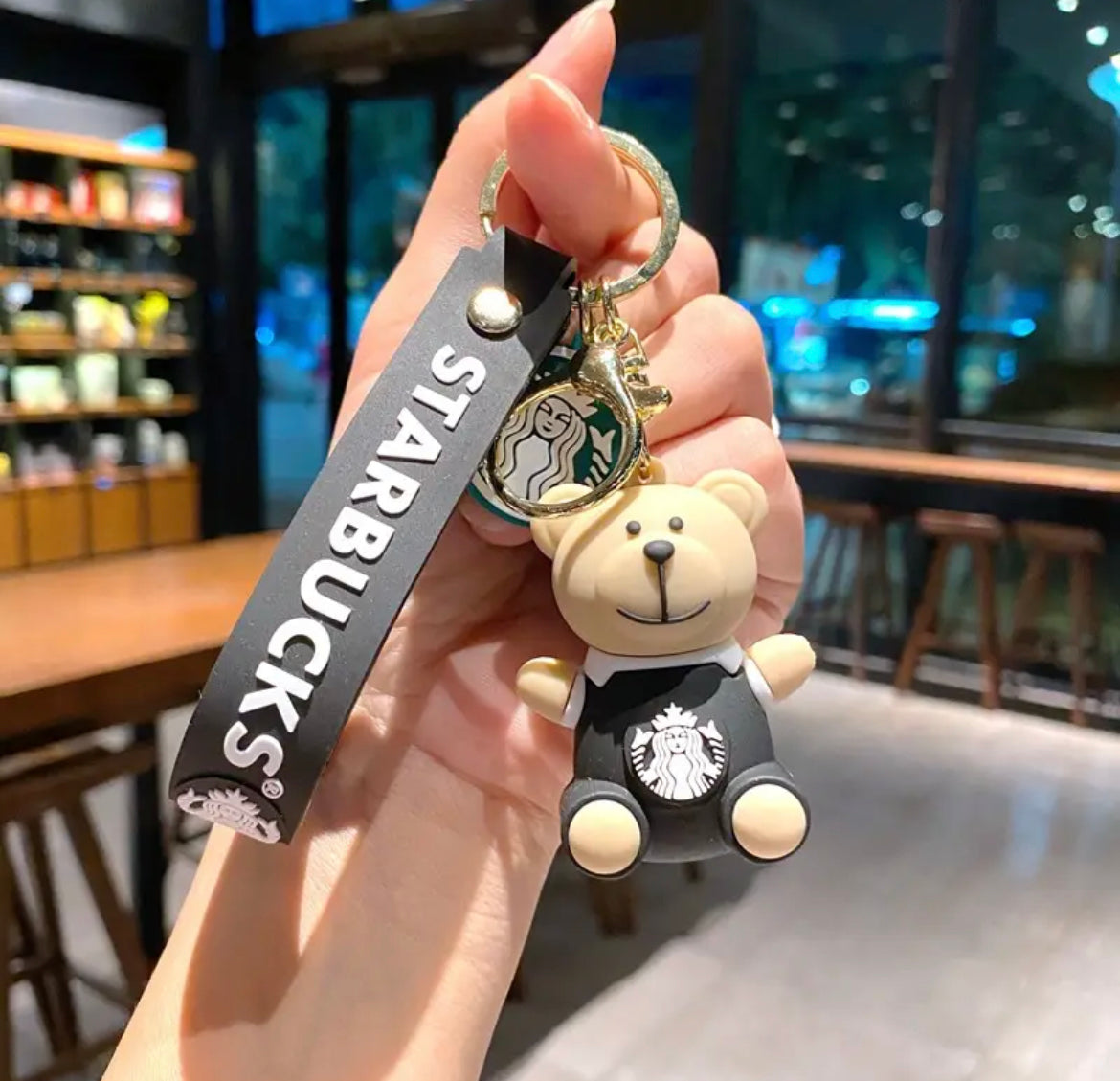 Starbucks 3D Silicone Keychains