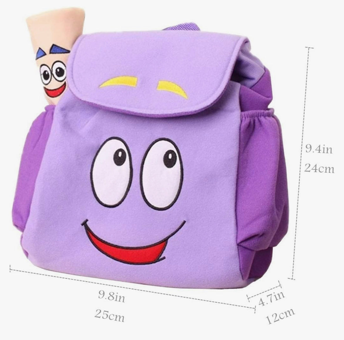 Dora the Explorer Plush Toddler Backpack (Rescue Pack & Map)