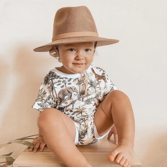 2 Piece Set | Safari Print Baby & Toddler Summer Outfit