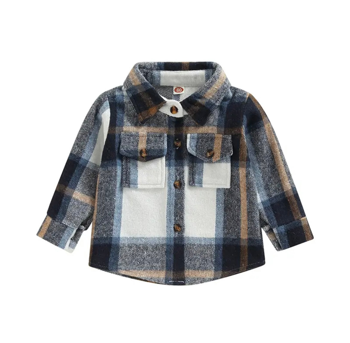 Toddler & Baby Plaid Shirt Spring Jacket