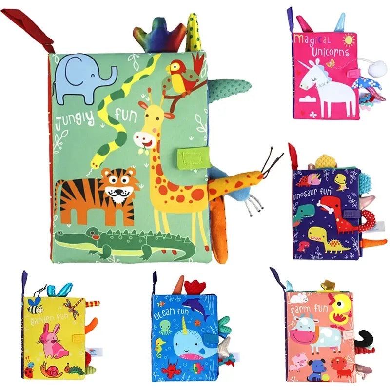 Animal Baby Cloth Books | Baby Early Learning Book