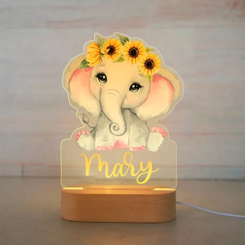 Personalized USB LED Night Light