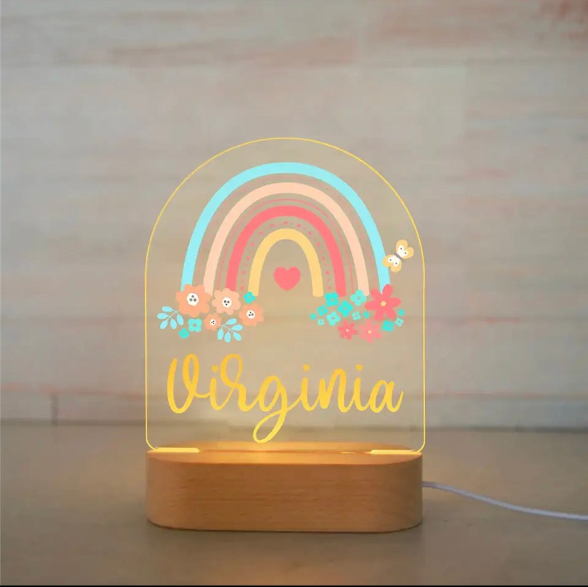 Personalized USB LED Night Light