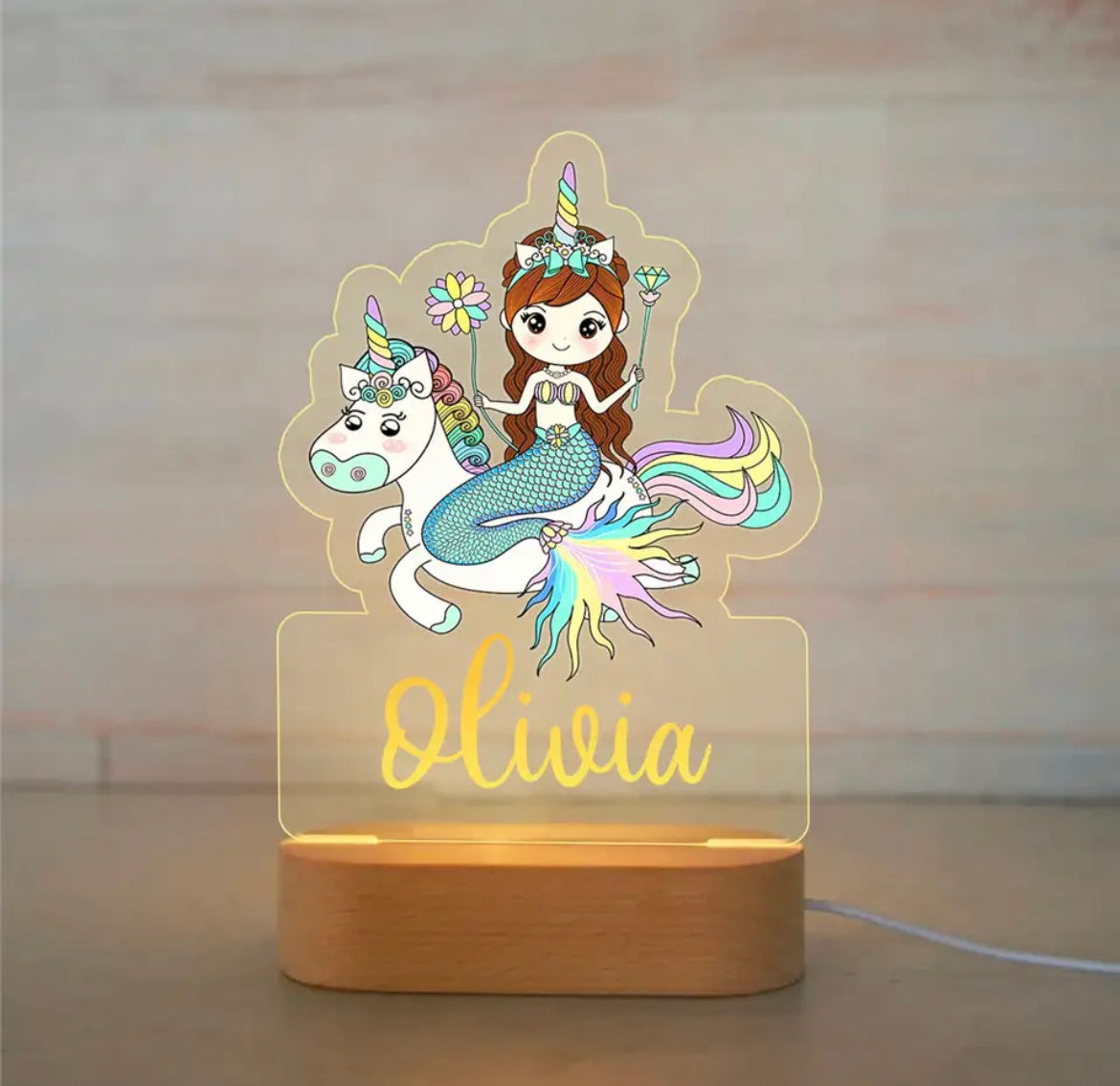 Personalized USB LED Night Light