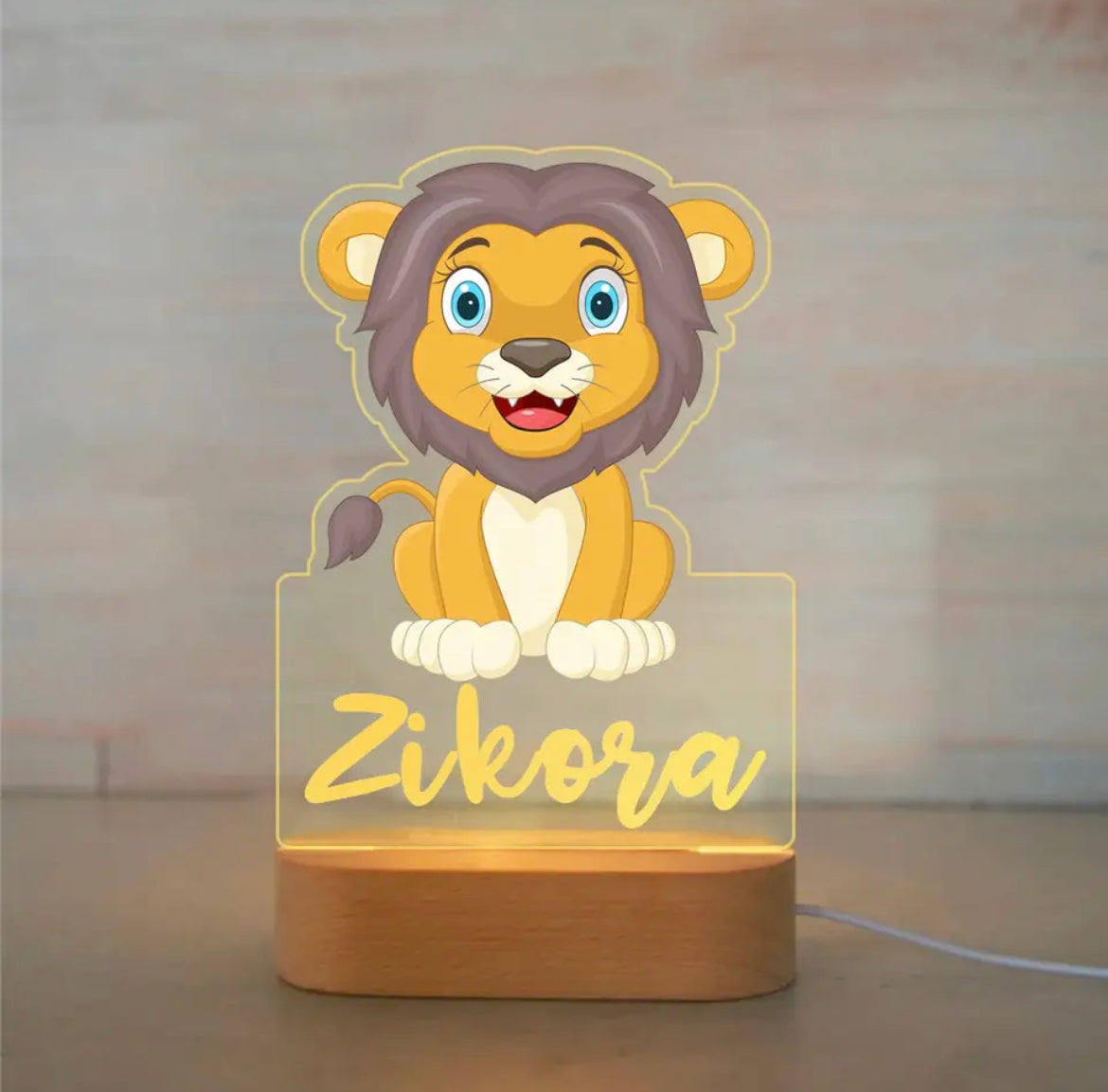 Personalized USB LED Night Light