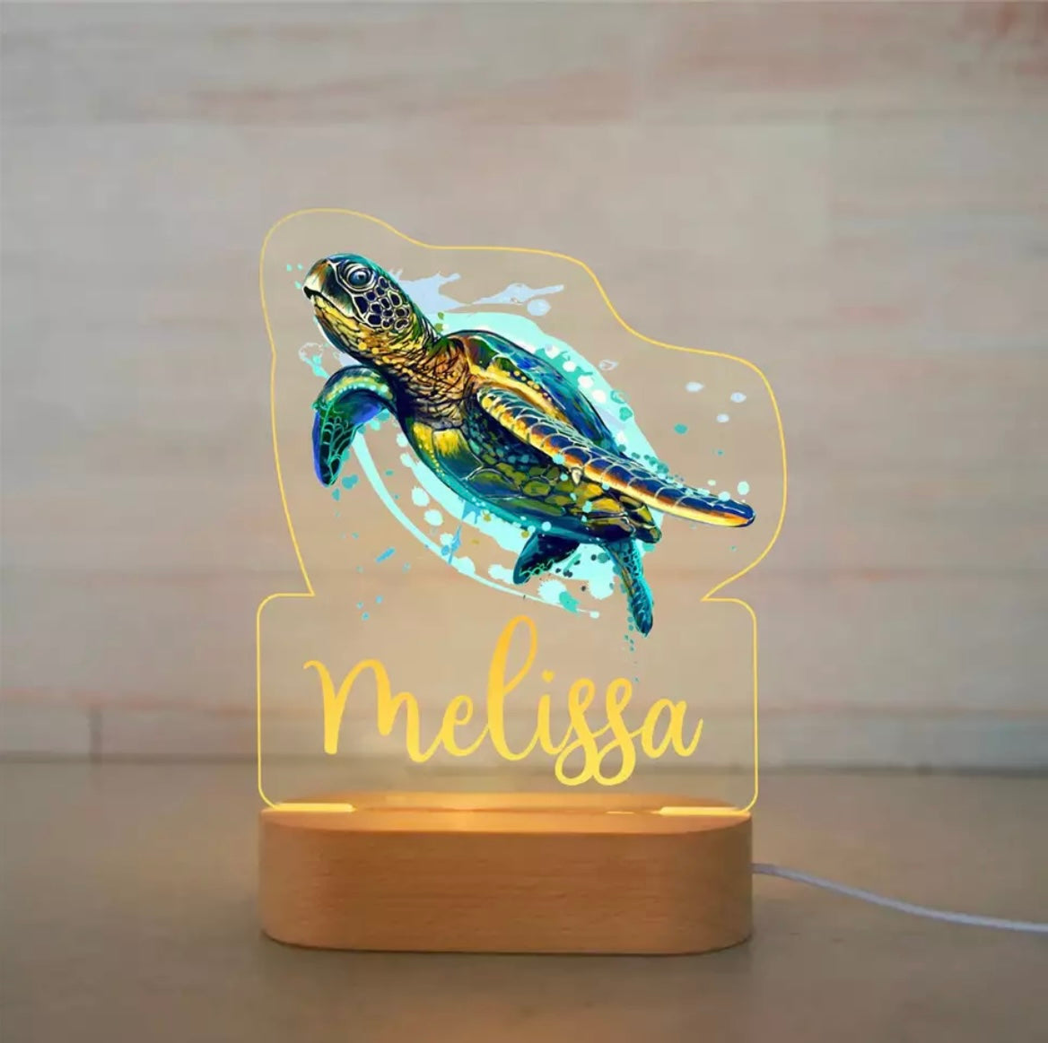 Personalized USB LED Night Light