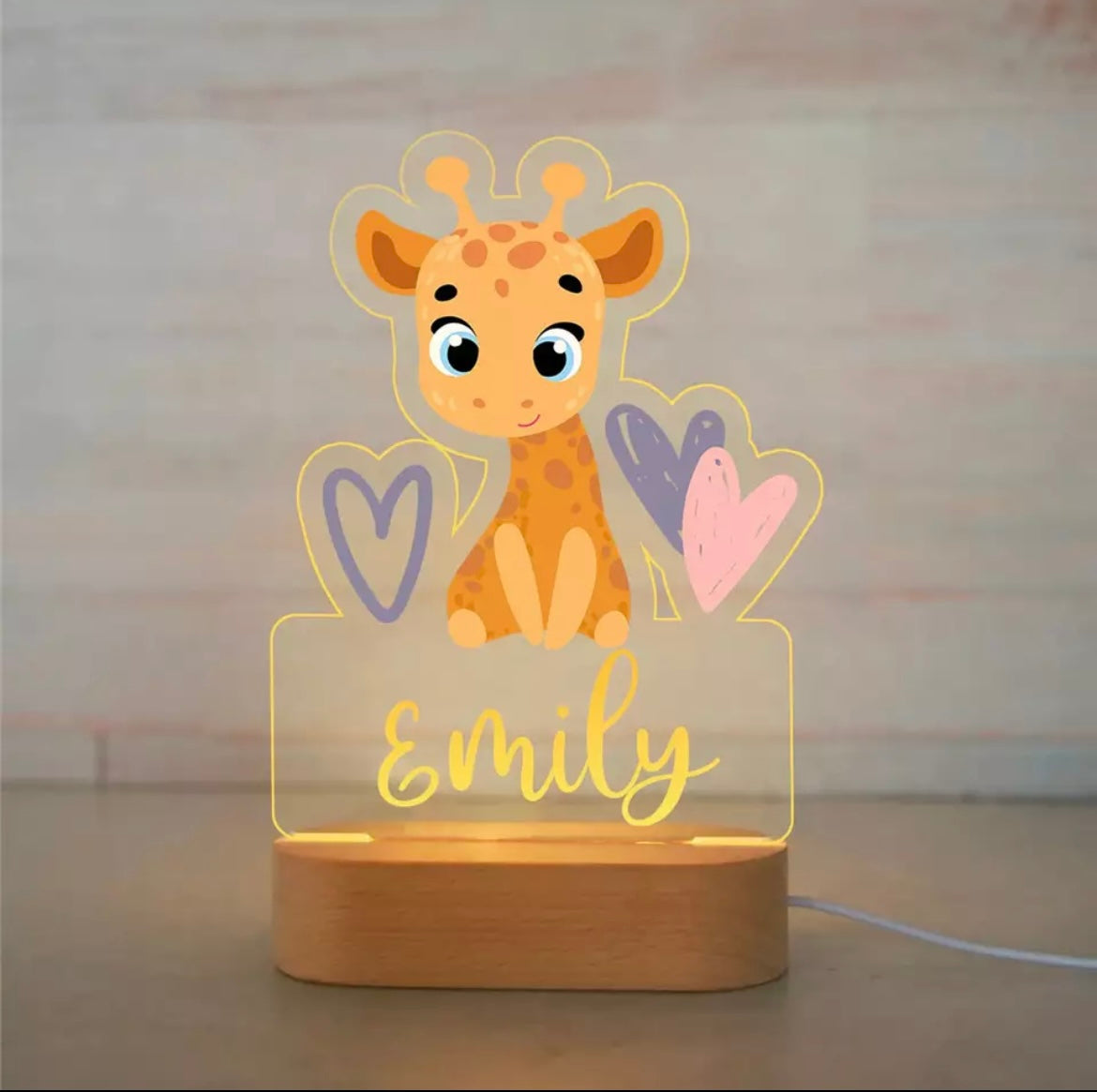 Personalized USB LED Night Light