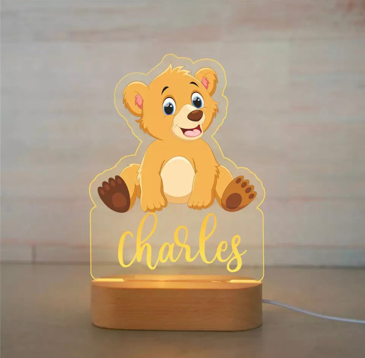 Personalized USB LED Night Light